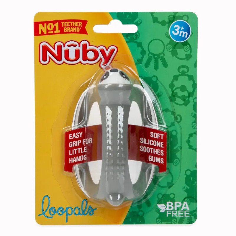 [ 6888 - Nuby ] Gặm nướu silicone hình thú cưng