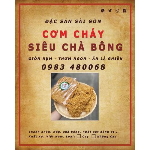 Cơm Cháy Chà Bông Siêu Ngon - Giòn Rụm - Đồ ăn vặt ship hỏa tốc - Cơm cháy gạo lức rong biển - Cơm cháy phômai