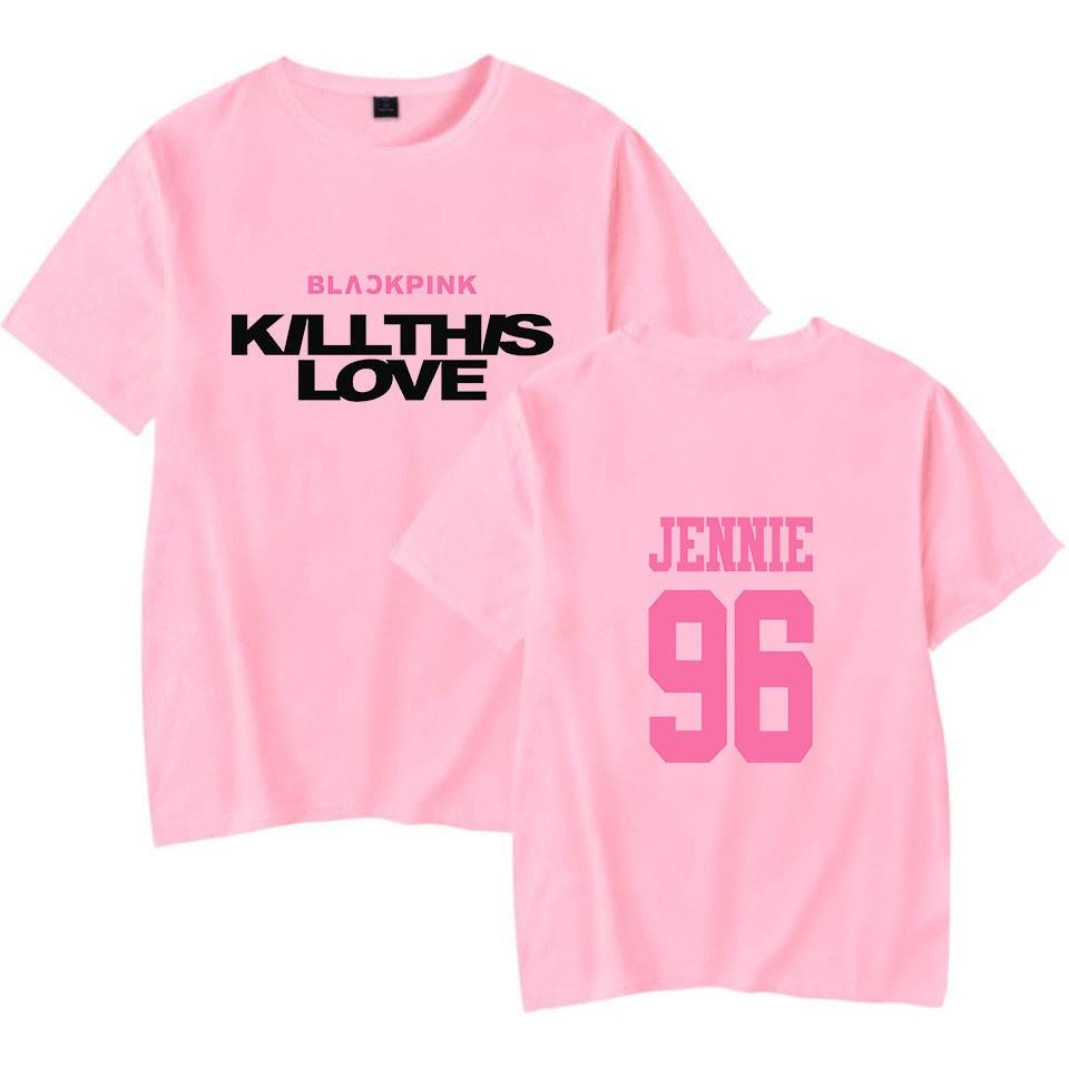 Áo phông Black Pink Jennie KILL THIS LOVE in hai mặt