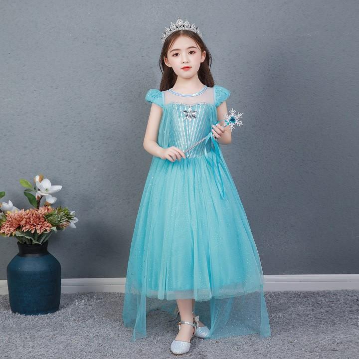 Đầm Công Chúa Elsa Cao Cấp Phim Frozen Mã K14