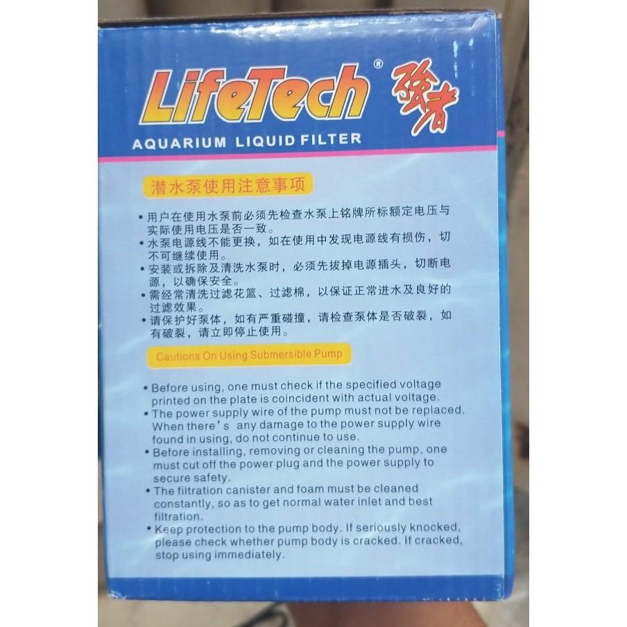 Máy Bơm Nước Hồ Cá LifeTech AP2000 công suất 26W dùng cho hồ cá cảnh, hòn non bộ