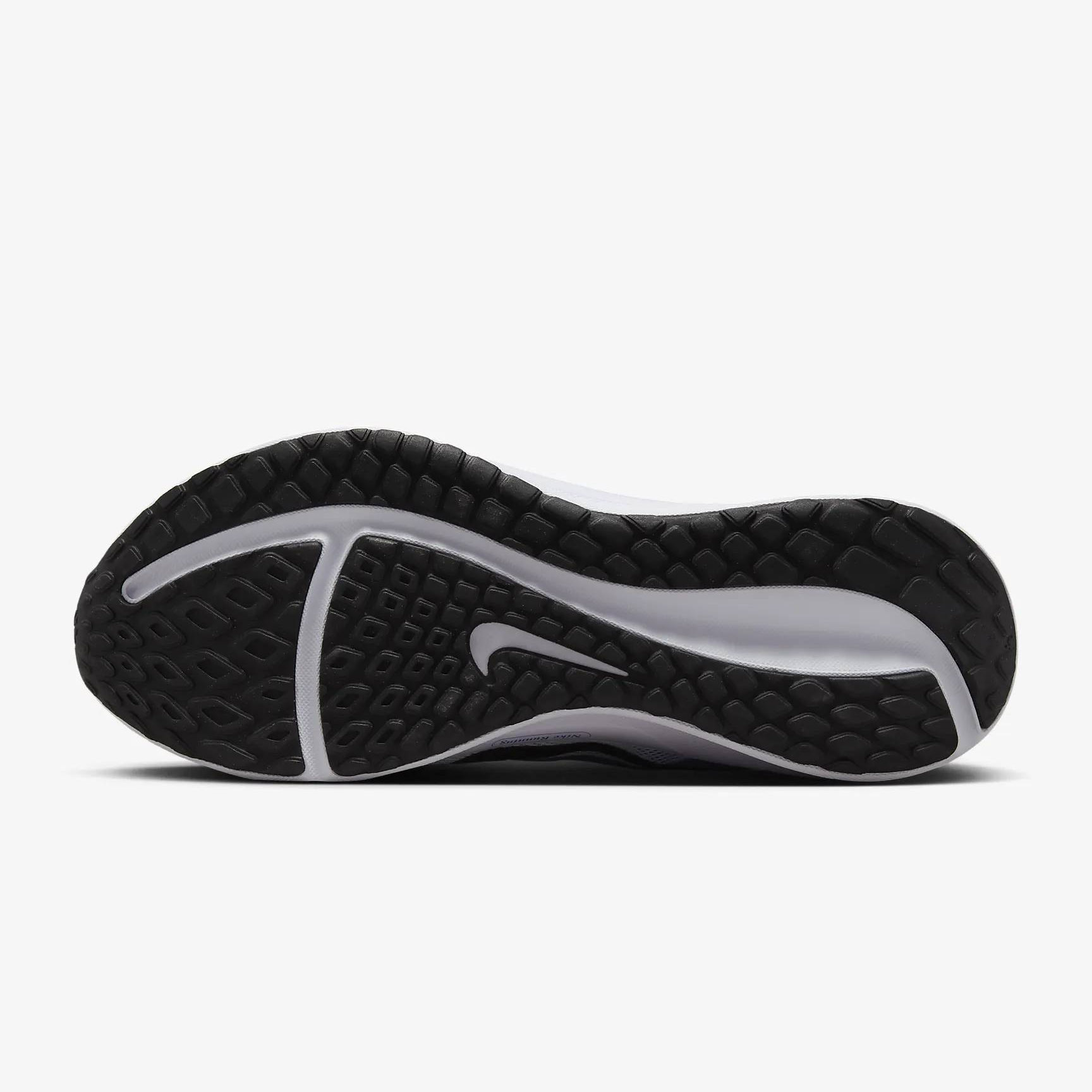 Giày chạy bộ nam NIKE DOWNSHIFTER 13 - WHITE/BLACK-STAR BLUE-GREEN STRIKE - 8 US