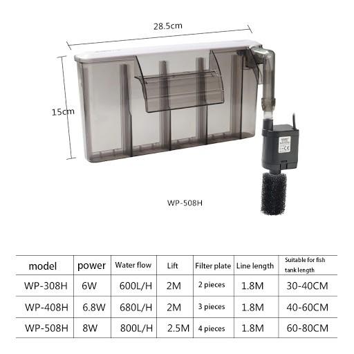 Lọc Treo Sobo WP-308H  - Lọc Nước Cho Bể Cá