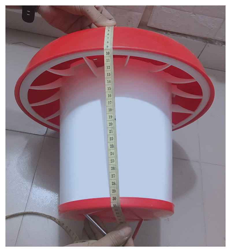 3 Máng Ăn Đại Đế Đỏ, Máng ăn Cho Gia Cầm Chia ô, Có Móc Treo, ĐK Đế 45 cm, Chiều cao 30 cm