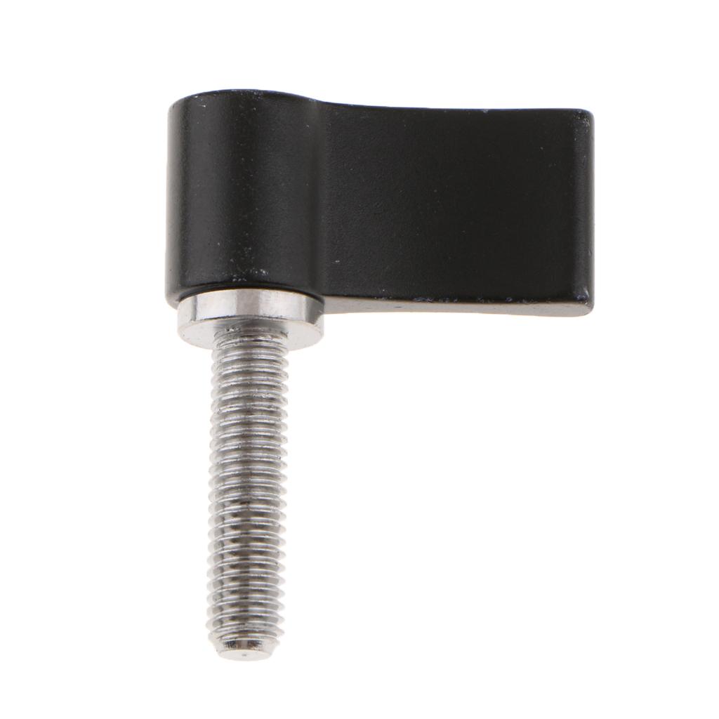 M5 Rotating Knob Handle Thumb Lever Screw for Rod Clamp - Black