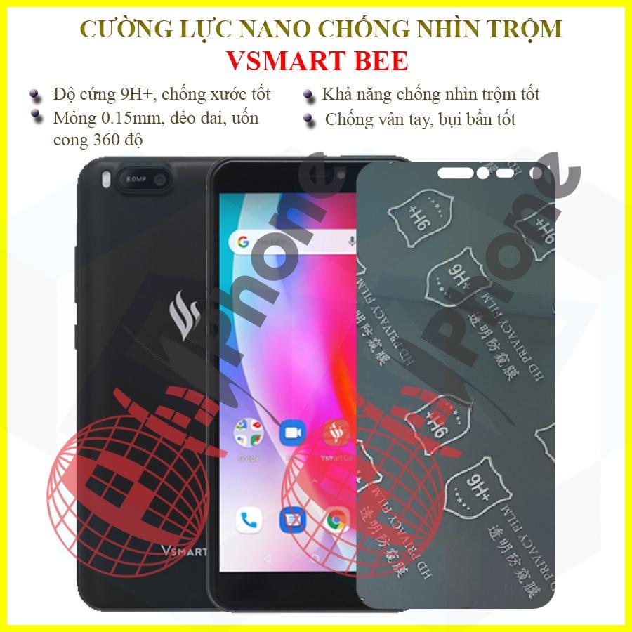 Dán chống nhìn trộm dành cho  Vsmart Bee - Dán cường lực dẻo nano 9H+
