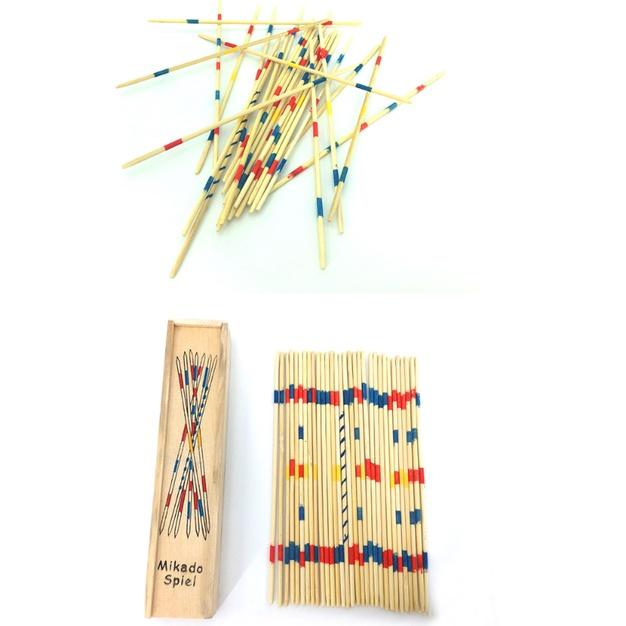 Que gỗ Mikado Splie Rút số, rút que cổ điển trò chơi gắp que đếm số màu