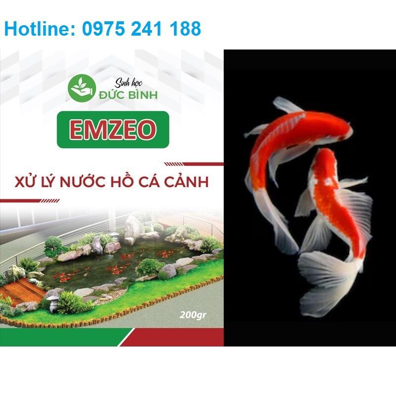 Chế phẩm xử lý nước hồ cá bị đục, xanh, rêu, vàng