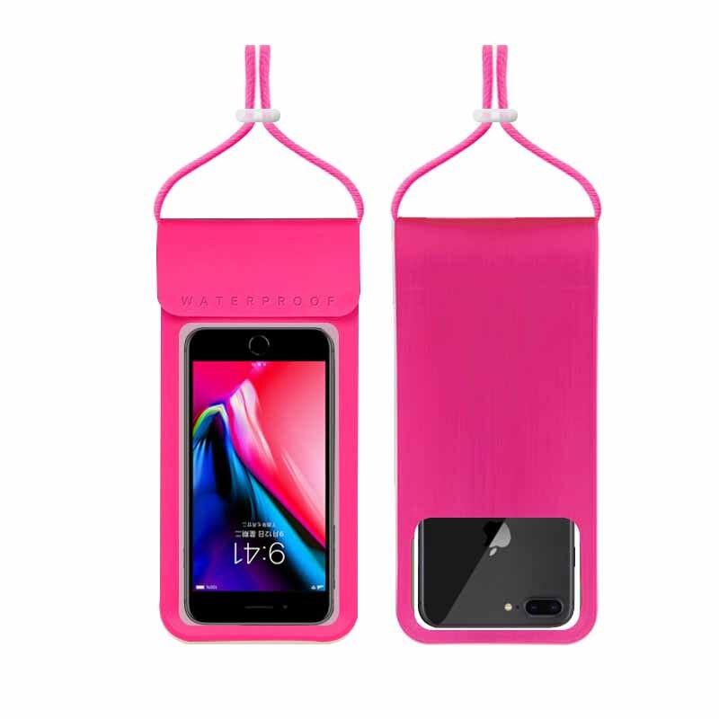 3.5-6.2Inch Phone Floating Airbag Swimming Bag Waterproof Mobile Phone Pouch Case For Swim Diving Surfing Beach