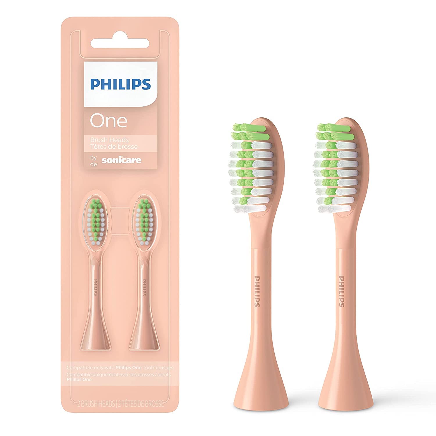 Philips One By Sonicare, 2 Đầu Bàn Chải - Shimmer - Bh102205