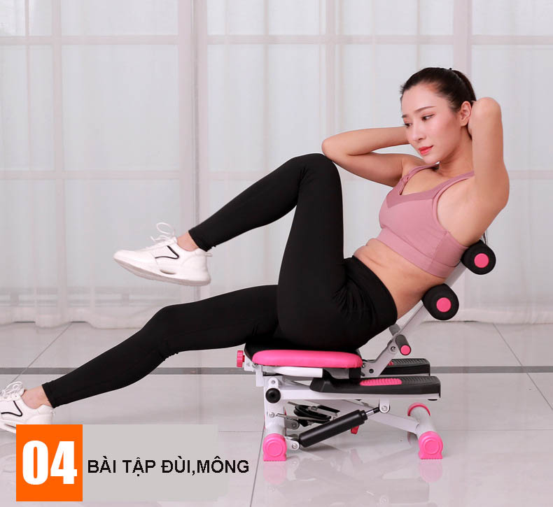 Máy Tập Bụng Đa Năng Tích Hợp Máy Đi Bộ Đếm Bước Trên Không Đại Nam Sport