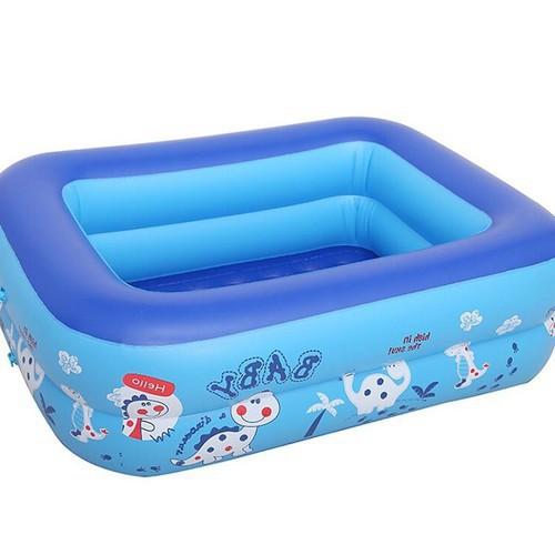 Rẻ - Bể bơi 1m2 -2 đáy- 2 tầng lớp chống trượt dành cho bé yêu