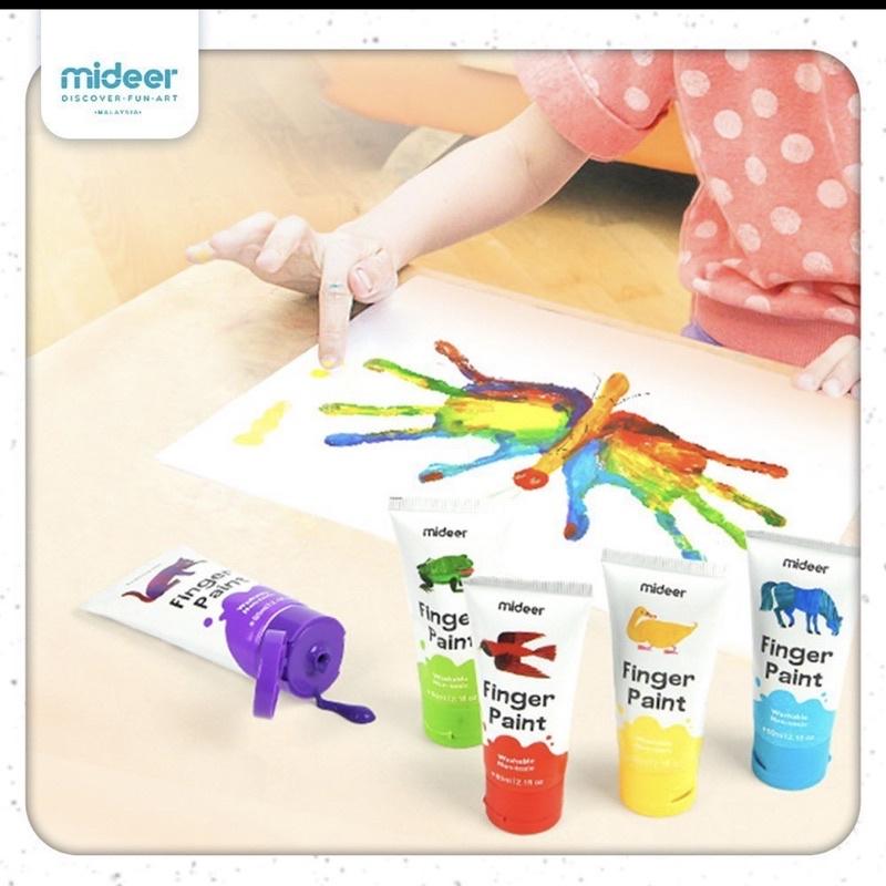 Bộ tô màu cho bé Mideer Finger Paint, Đồ chơi Sáng Tạo Cho Trẻ Em Từ 2,3,4,5,6 Tuổi