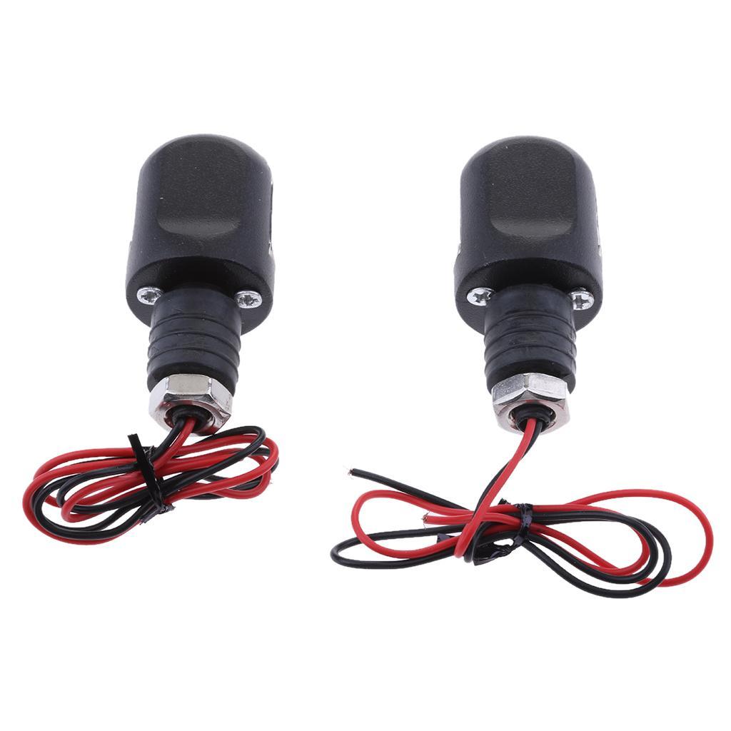 Motorcycle 22mm 7/8'' Handlebar LED  Blinker Indicator Light 12V