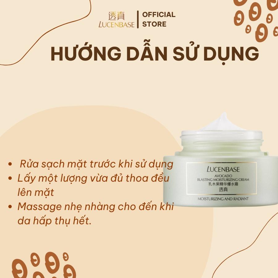 Kem dưỡng bơ LUCENBASE cấp ẩm, làm mềm da 50g