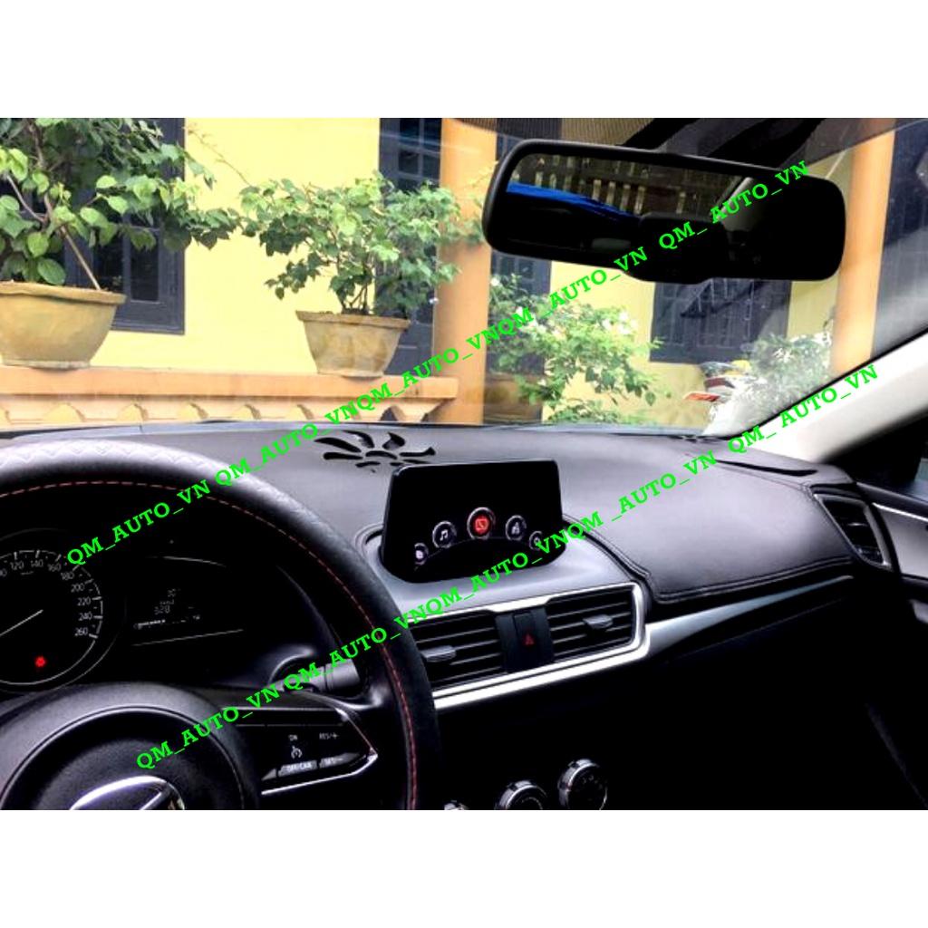 THẢM TAPLO DA VÂN CARBON CAO CẤP XE MAZDA 3 2015 - 2019