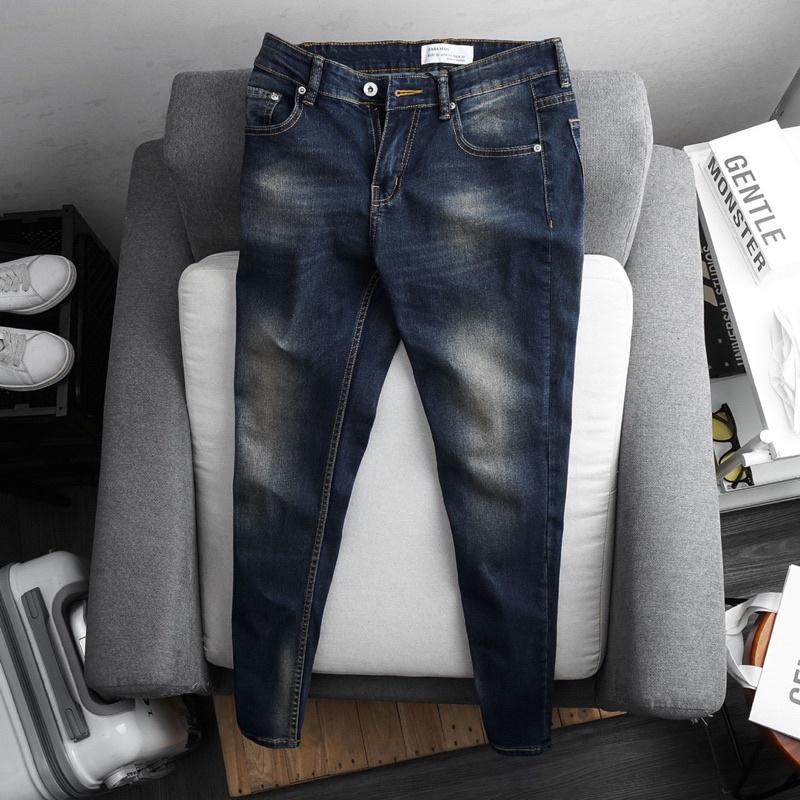 Quần jean nam cao cấp VNXK dáng ôm jean co giãn chất xịn