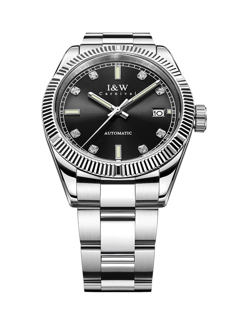 Đồng hồ nam chính hãng IW CARNIVAL IW786G-5,kính sapphire,chống xước,chống nước 50m,Bh 24 tháng,máy cơ (automatic)