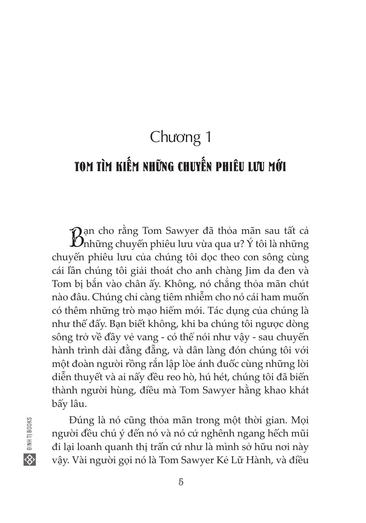 Sách - Cuộc Phiêu Lưu Ở Nước Ngoài Của Tom Sawyer