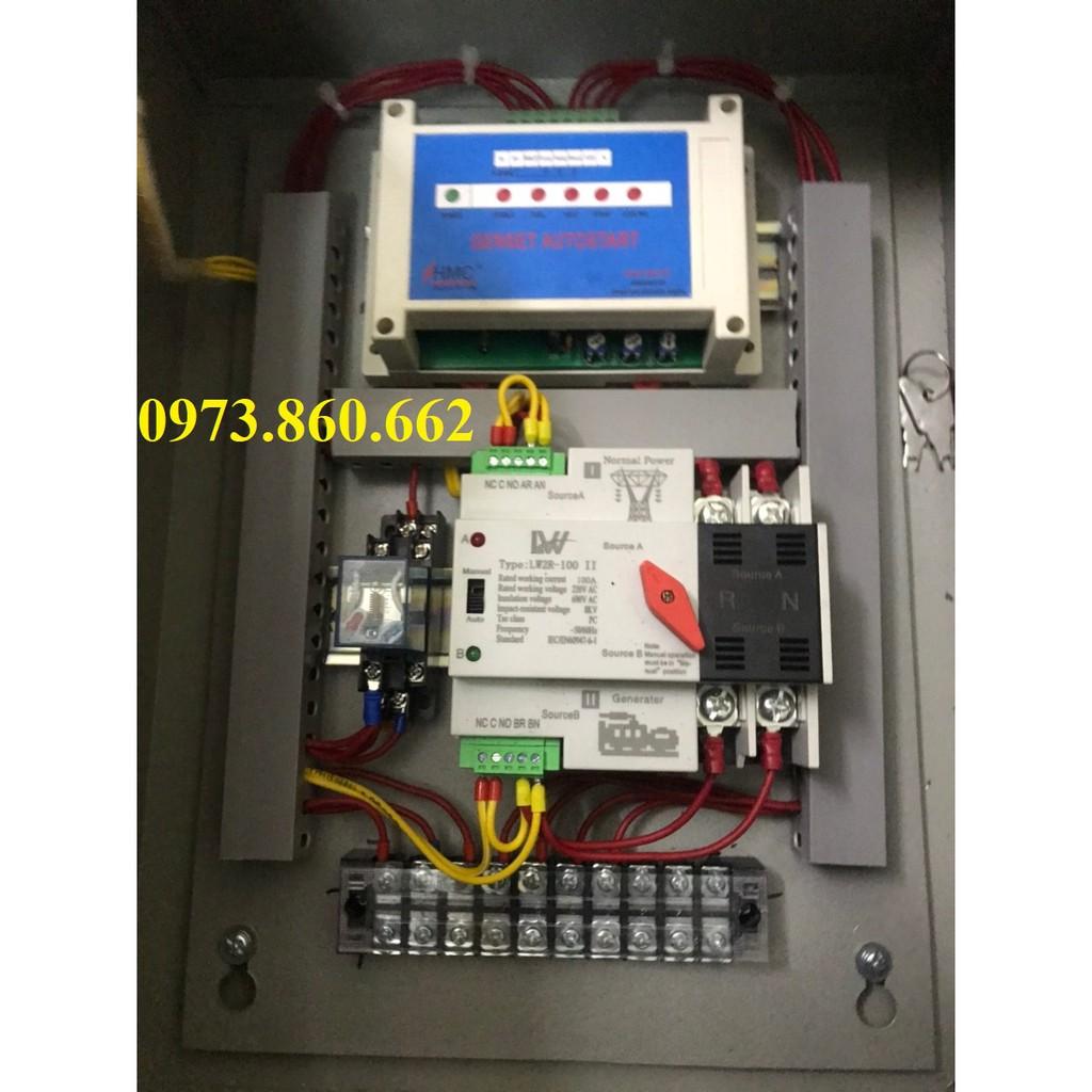 Tủ chuyển nguồn tự động ATS 2P 100A tự đề máy phát khi mất điện