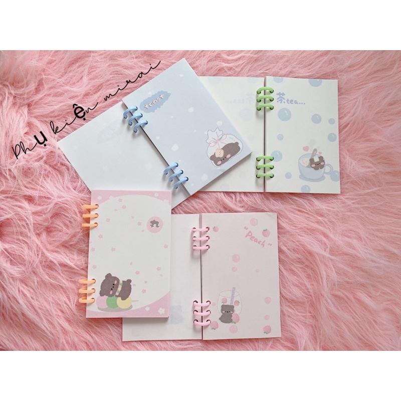 SỔ TAY MINI MÀU DẠ QUANG