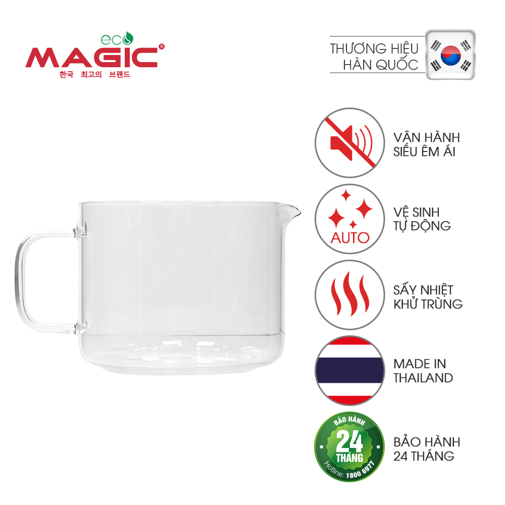 Máy Làm Sữa Hạt Đa Năng Tự Động Rửa Magic Eco AC -140 - Hàng chính hãng