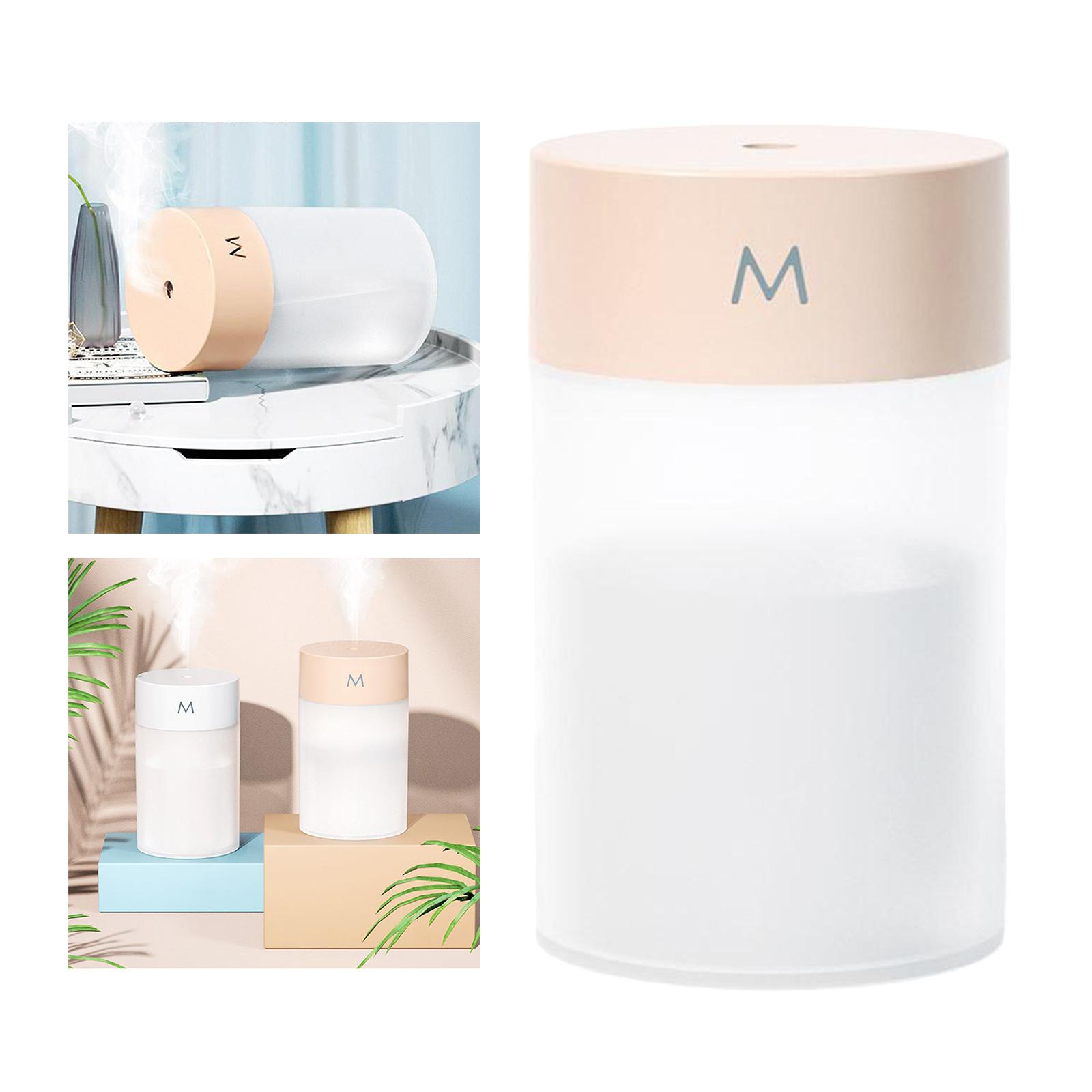 260ml Air Humidifier Ultrasonic Quiet Cool Mist Humidifier with Night Light, USB Desktop Humidifier Waterless Auto Shut-Off,for Home Office Travel