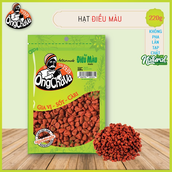 Hạt Điều Màu Ông Chà Và 220g (Annatto Seed)