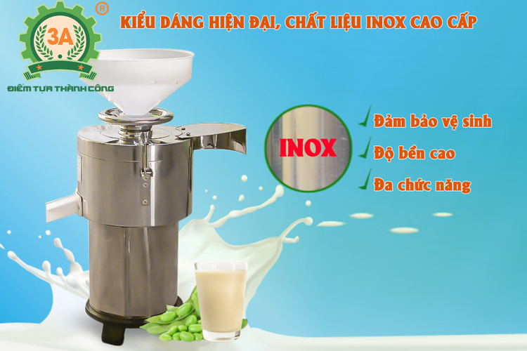 Máy xay, máy làm sữa hạt đa năng 3A công suất 800W chất liệu inox 304 cao cấp