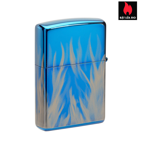 Bật Lửa Zippo 49469 – Zippo Harley-Davidson 360° Flames High Polish Blue