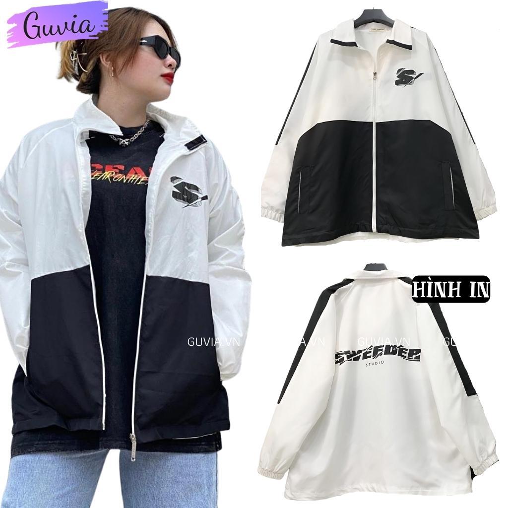 Áo Khoác Bomber Dù SWEEDER Nam Nữ Ulzzang Unisex Kiểu Form Rộng 2 Lớp Jacket