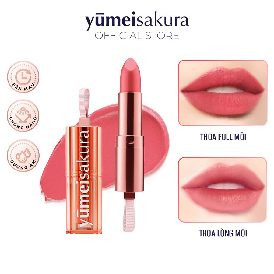 Son Thỏi Màu Cam Sữa Lì Mịn Siêu Dưỡng Yumeisakura Chotto Matte YMS18 3.5g