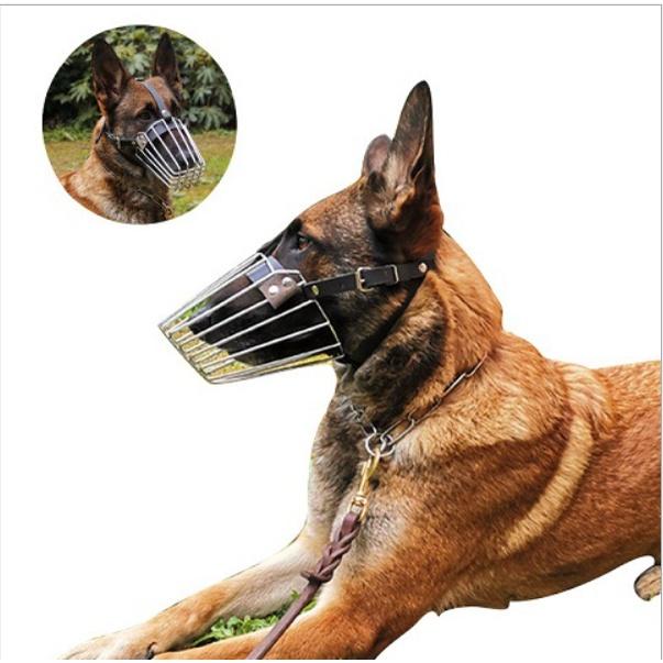 rọ mõm kim loại cho chó to gsd ,malinois ,doberman ,v.v...(chó tầm 25kg đến 40kg