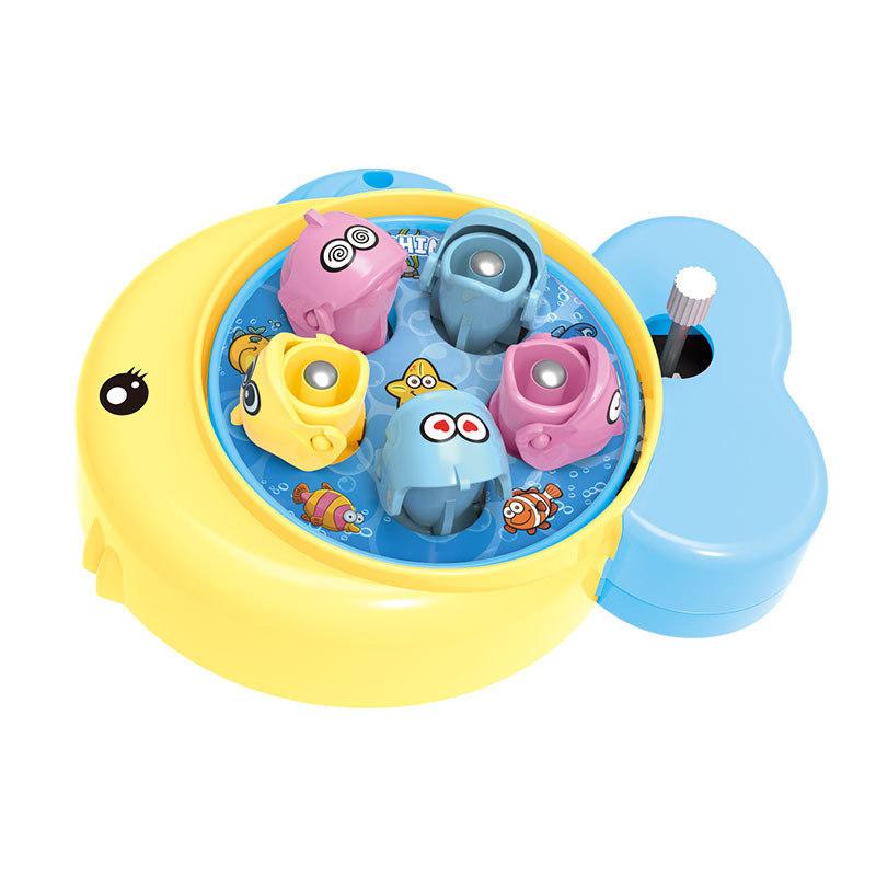 Đồ chơi câu cá di động mini, thiết kế để cuộn lên, dễ thương, tương tác nhỏ, giáo dục ngoài trời, hài hước, quà tặng giá cho trẻ em