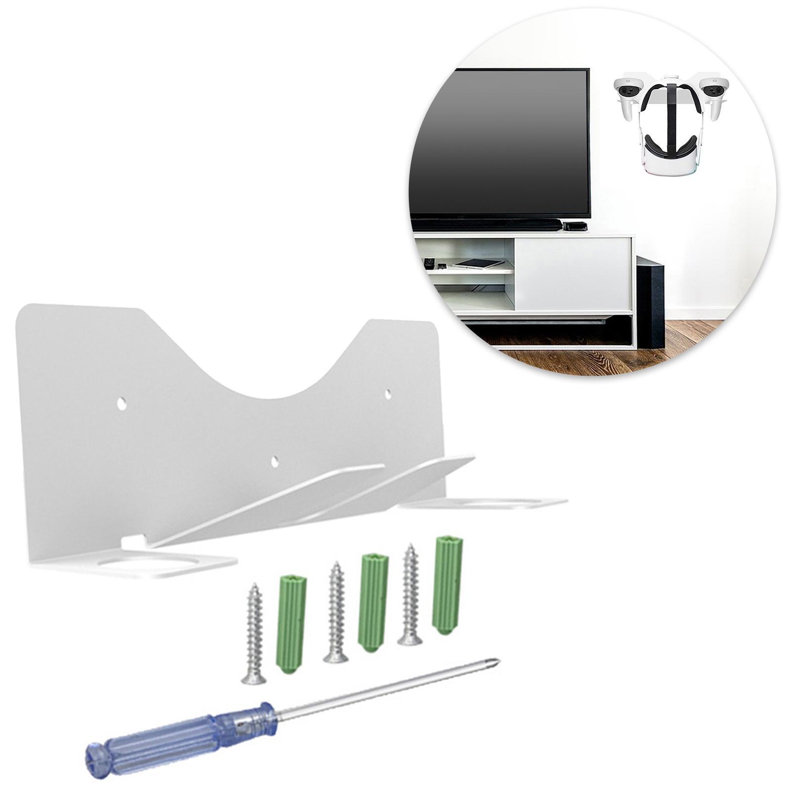 Durable VR Wall Mount Stand Save Space Display Stand Hanger Organizer for Quest 2 Easy to Install