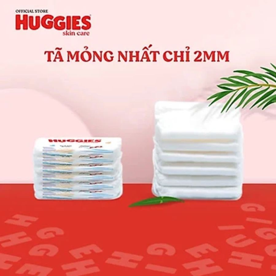 Tã dán Huggies L68 Skin Care Tràm Trà Tự Nhiên Ngừa Hăm Cho Bé Từ 9-14kg - Date luôn mới