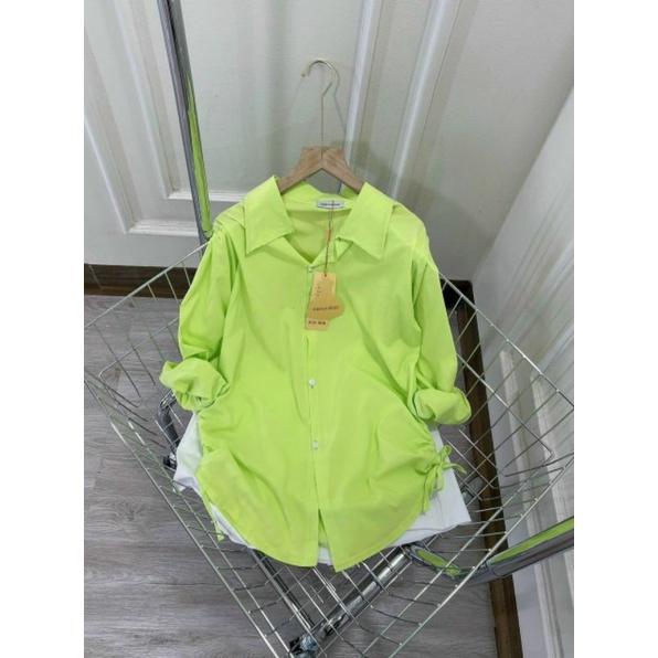 SET ÁO SƠ MI TAY DÀI PHỐI QUẦN TRẮNG