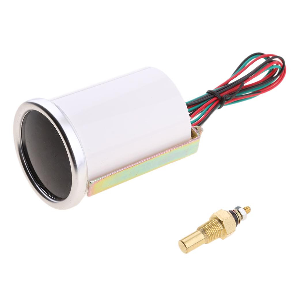 Car Motorcycle LED Gauges for Water Temp Temperature 12V 1/8NPT