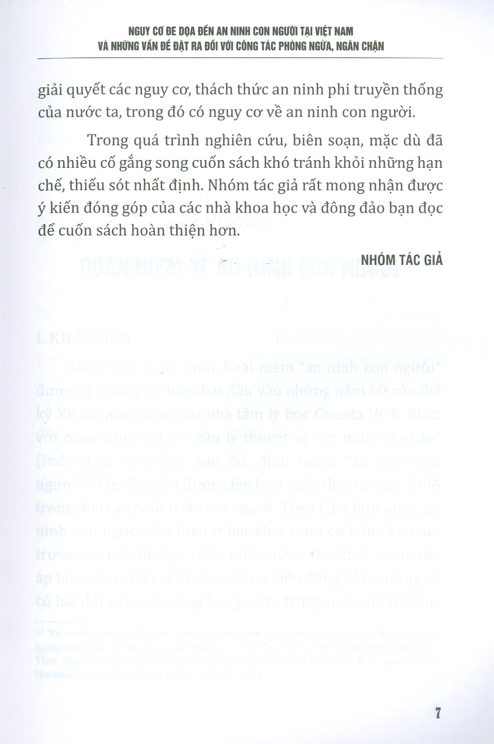 Nguy Cơ Đe Dọa Đến An Ninh Con Người Tại Việt Nam Và Những Vấn Đề Đặt Ra Đối Với Công Tác Phòng Ngừa, Ngăn Chặn