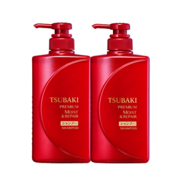 Combo 2 Dầu gội Dưỡng tóc Bóng mượt Tsubaki Premium Moist Shampoo 490ml x 2