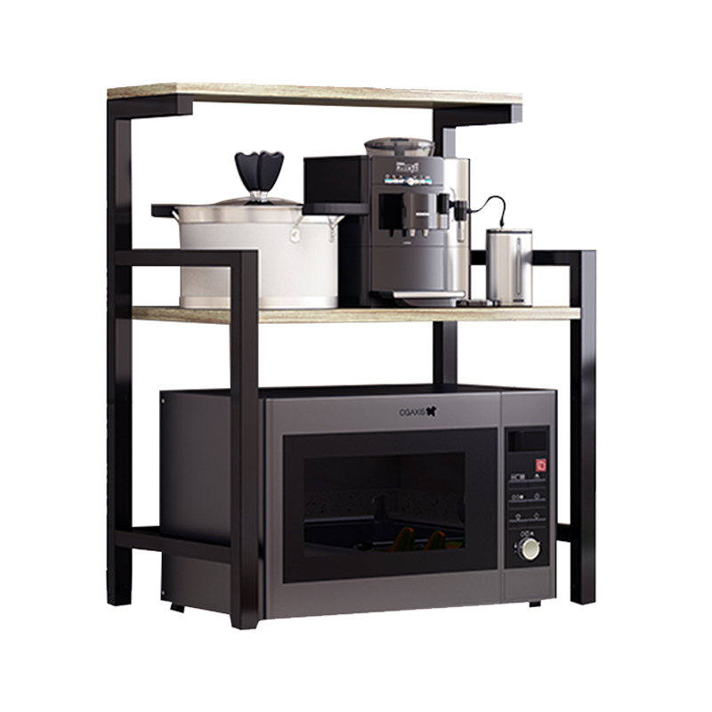 Kệ lò vi sóng 2 tầng lửng khung thép 52x35x67