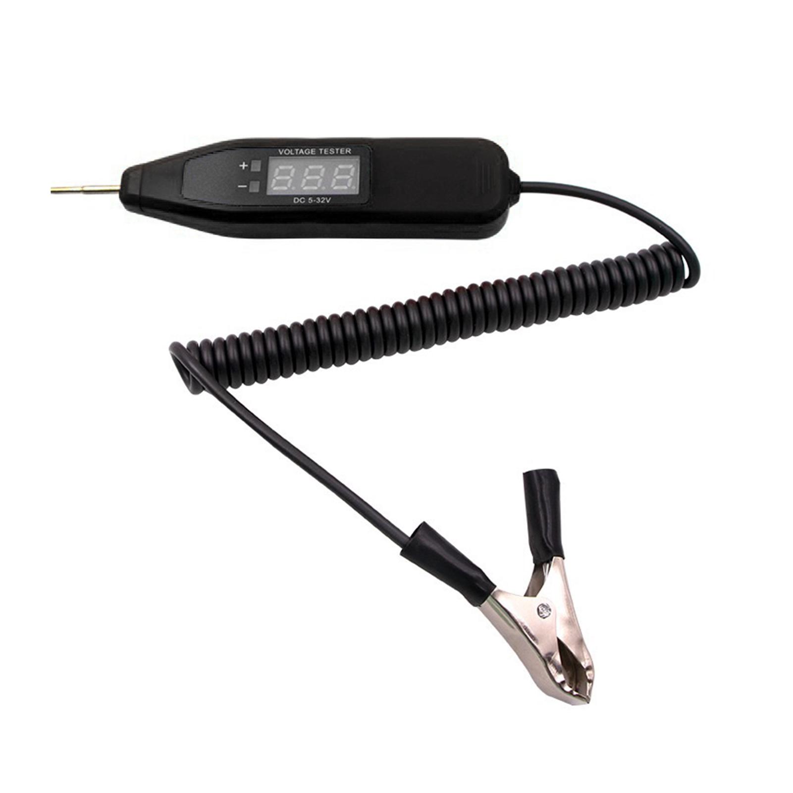 5-32V Voltage Tester LCD Digital Display Electrical Circuit Tester Voltage Power Test Pen Probe Detector