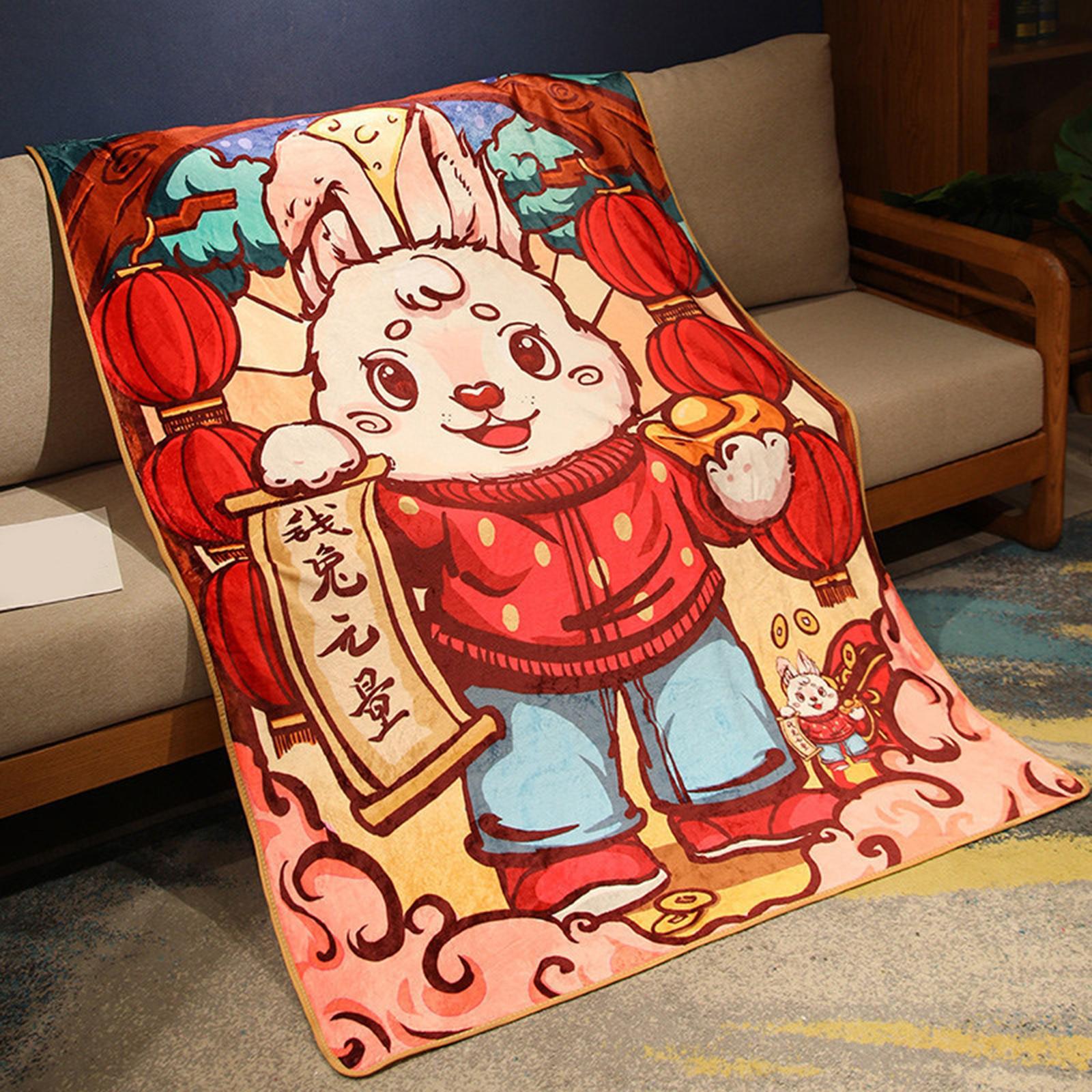 31"x43" Soft Throw Blanket Flannel Blanket for Living Room Home Decoration