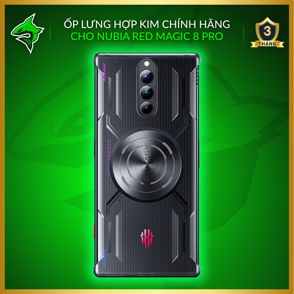 Ốp Lưng Tản Nhiệt Từ Tính Cho Nubia Red Magic 8 Pro / Pro Plus - Hàng Nhập Khẩu