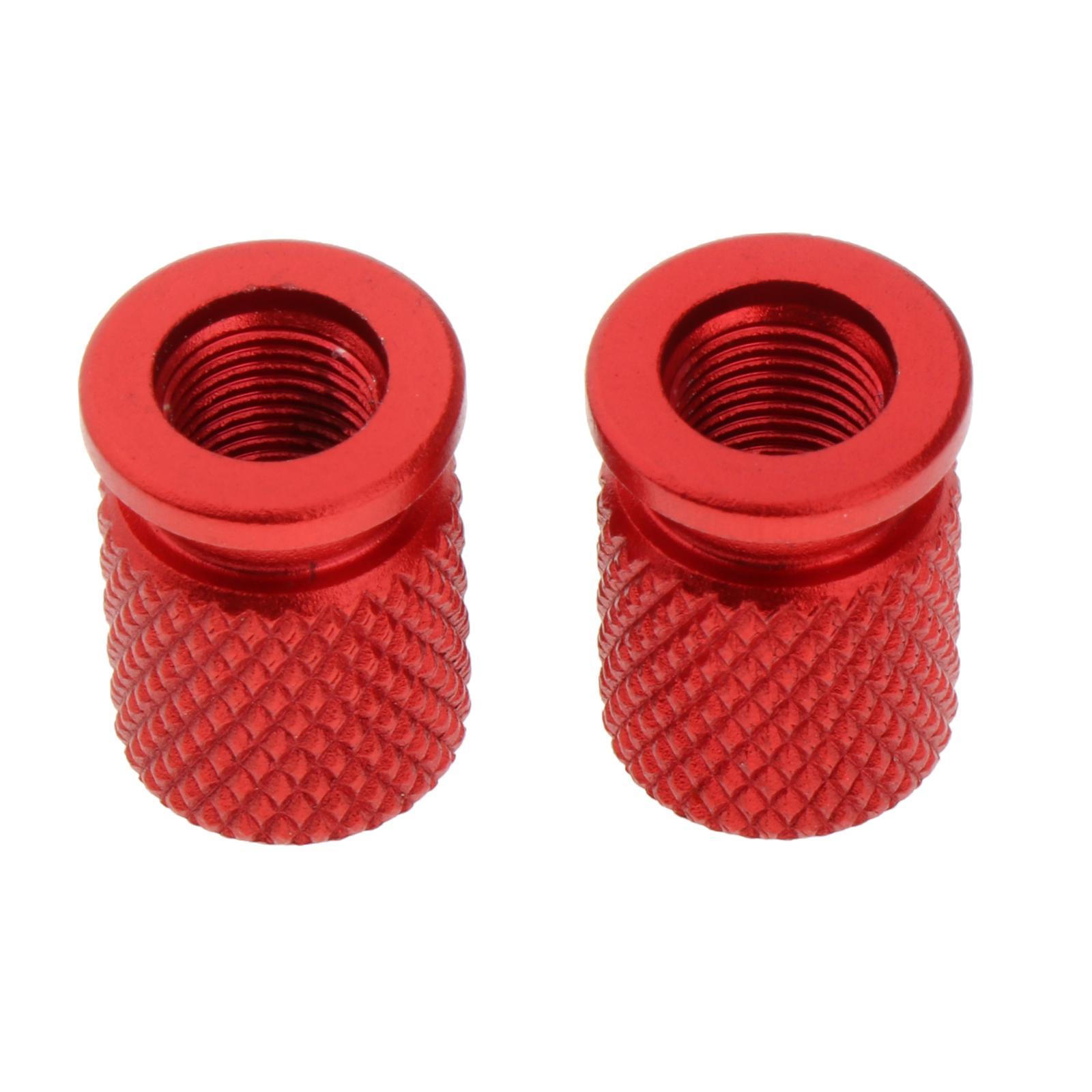 2 Pieces Car Motorcycle Tire Stem Valve Caps Aluminium Alloy Wheel Valve Covers Dustproof
