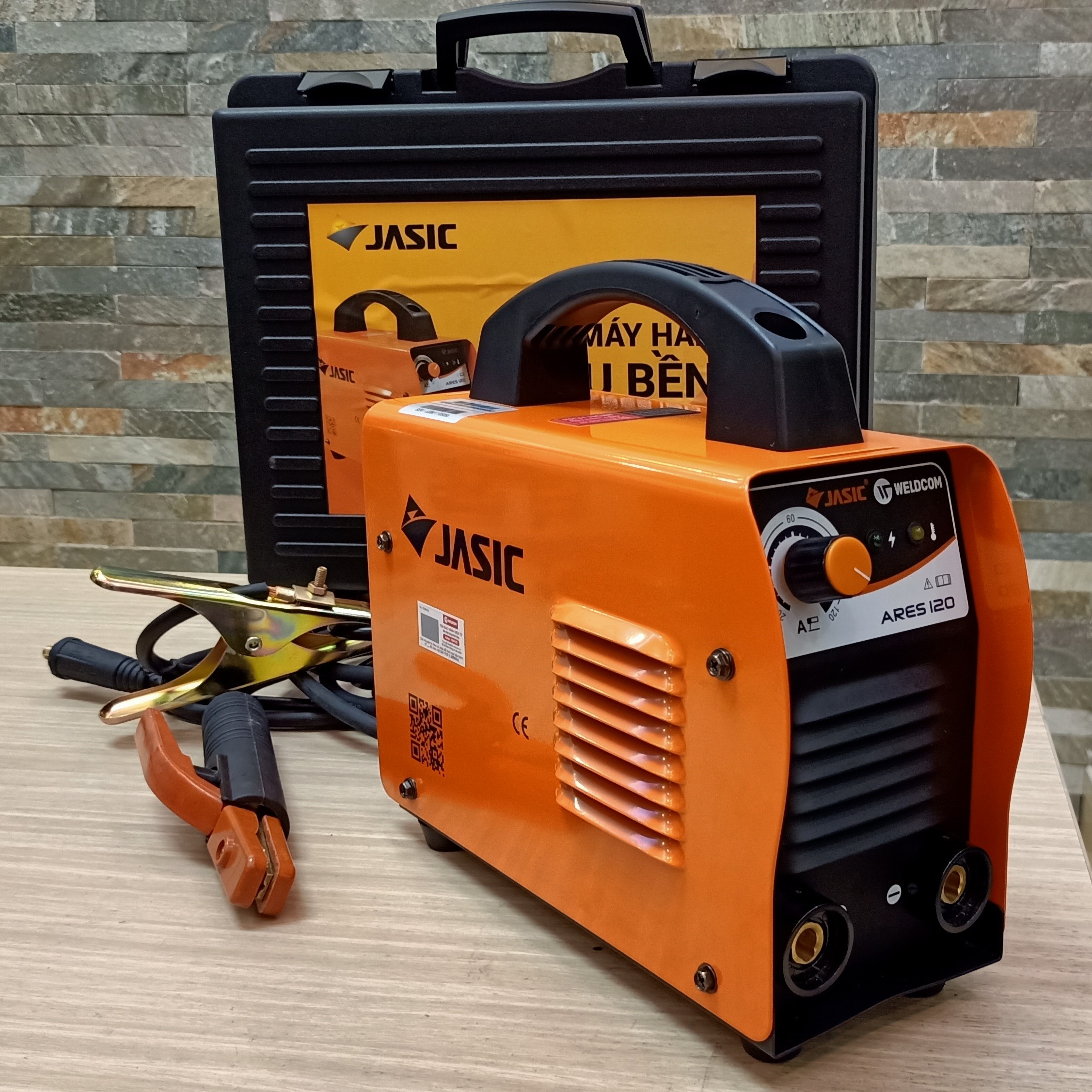 Máy hàn Inveter mini Jasic chính hãng ares 120 dòng hàn cao ổn định