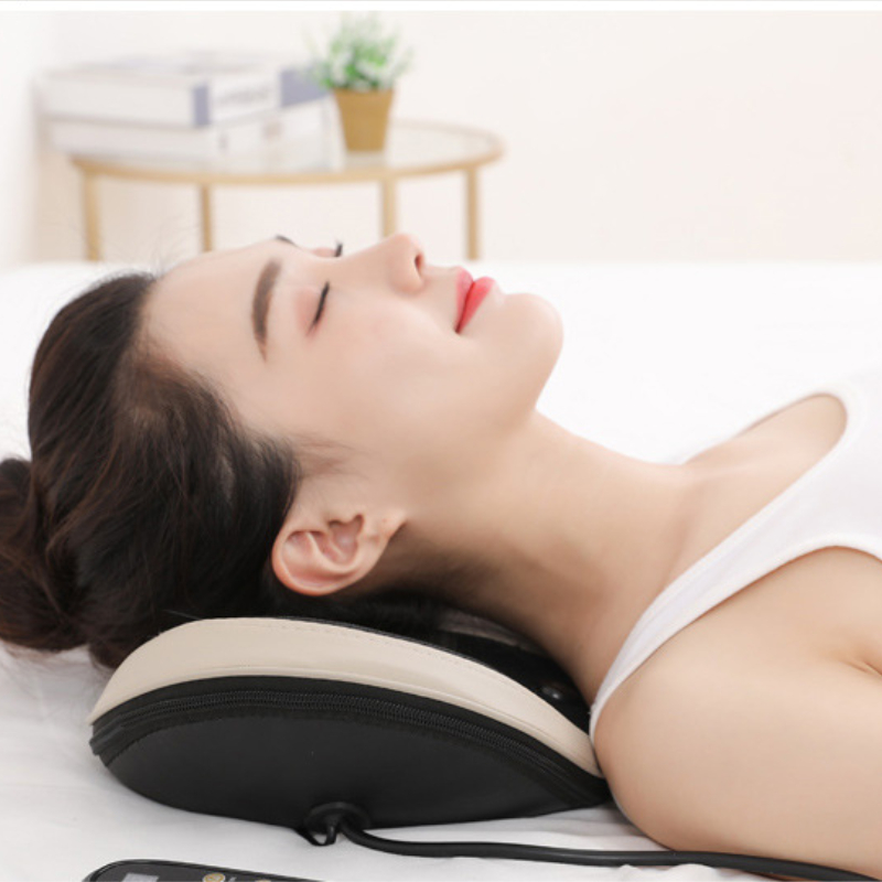 Máy massage lưng cột sống JB-3033 - FREESHIP - Đệm massage mát xa lưng cột sống có điều khiển, sưởi ấm hồng ngoại, 9 Chế Độ, Khí Nén