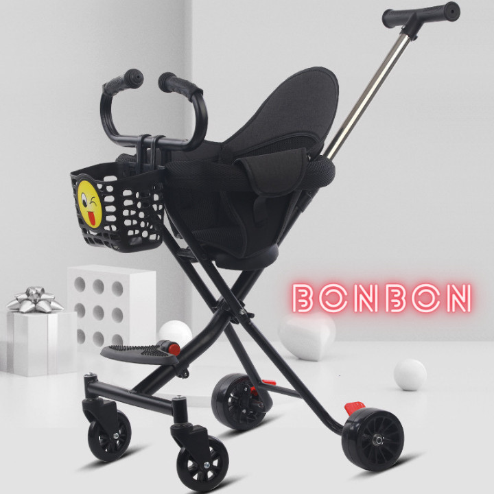 Xe đẩy dạo chơi 2 chiều gấp gọn cao cấp cho bé