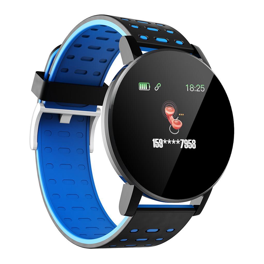 2Pcs 1.3'' Screen Smart Watch Bluetooth Bracelet Watch Fitness Tracker