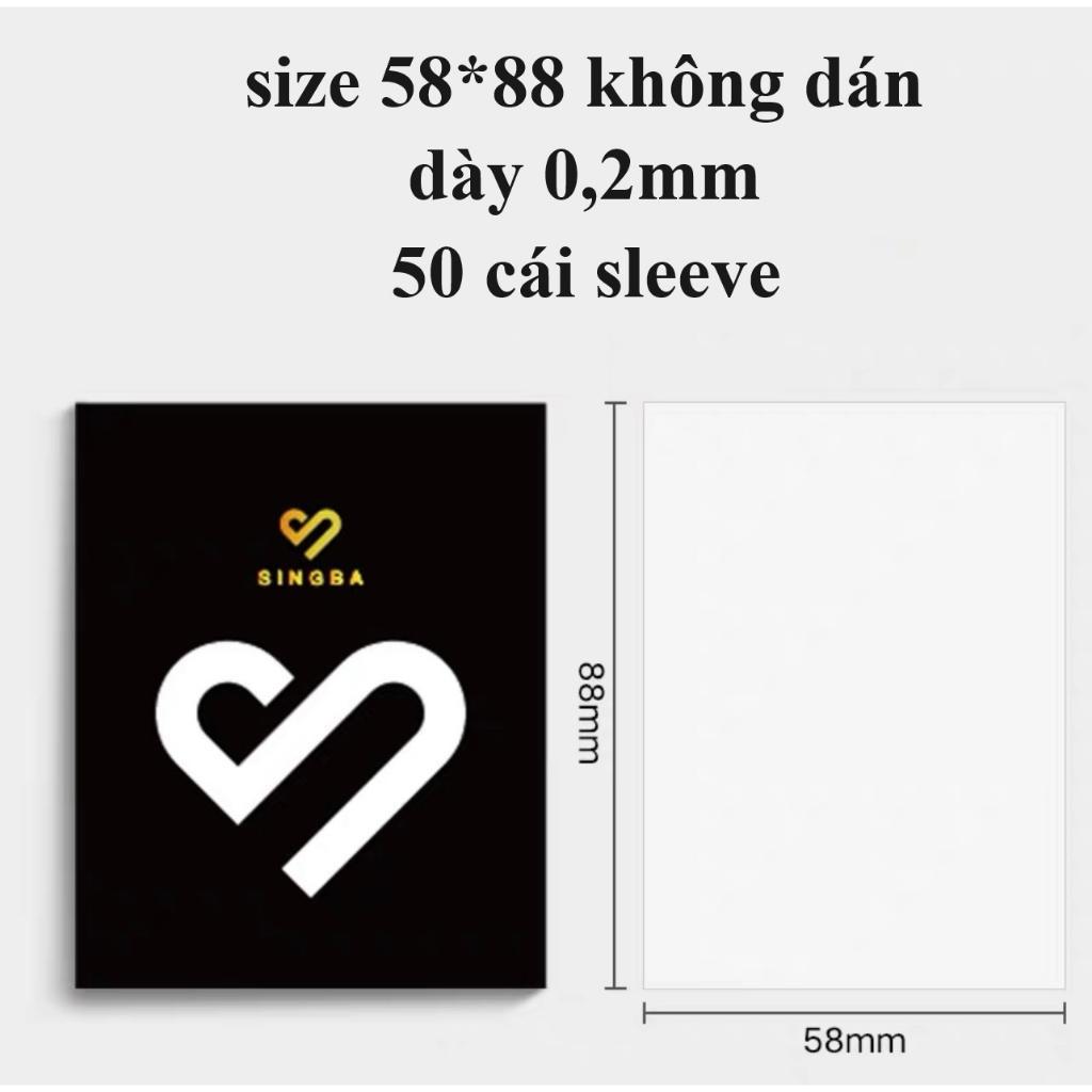 [SB01] Sleeve bọc card thẻ bài SINGBA